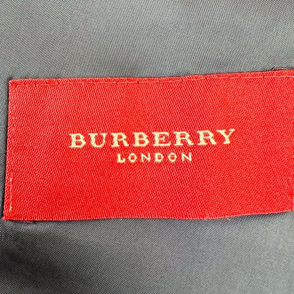 Burberry London blazer grey plaid wool blend - Picture 8 of 9